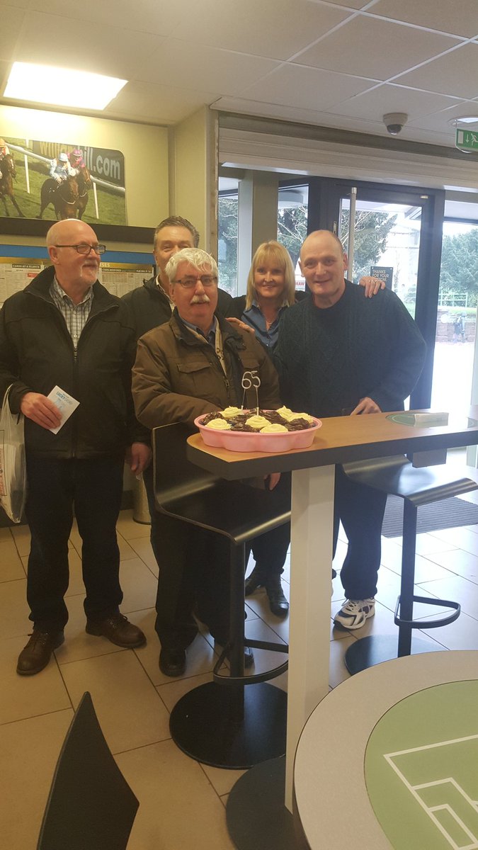 Above and beyond happy 65th birthday to a loyal customer Marie master baker 😃😃😃