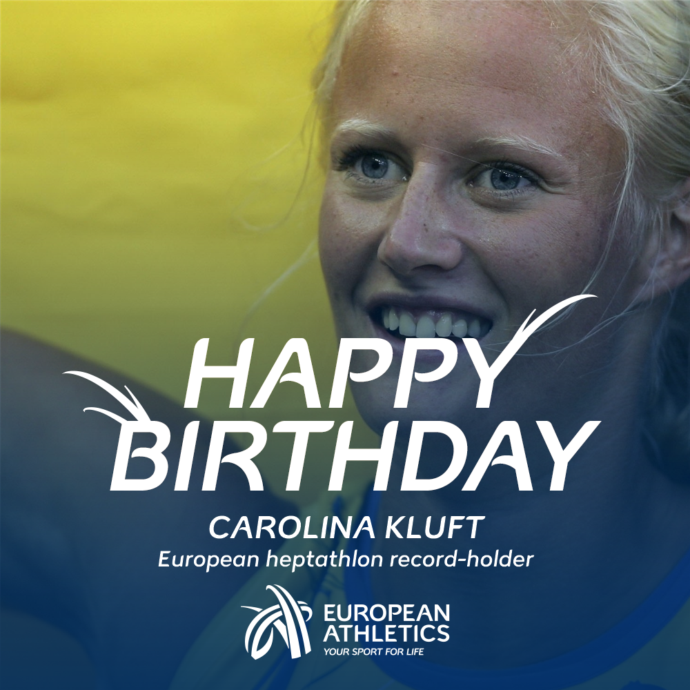 Happy birthday to European heptathlon record-holder and 2002 and 2006 European champion Carolina Kluft! 