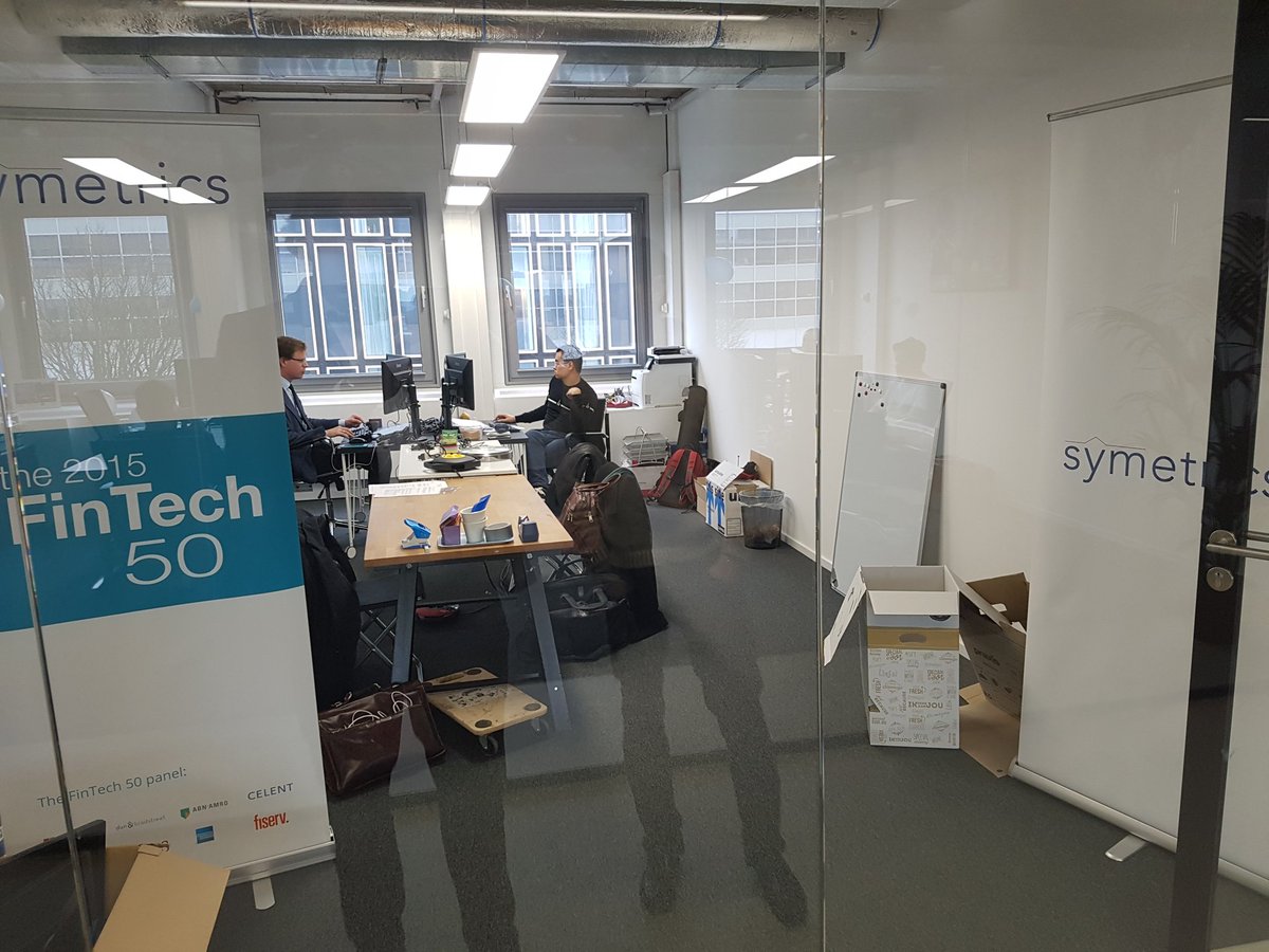 Just moved in to our new office <a href="/Iamsterdam/">I amsterdam</a> #scalehub at the knowledge mile (wibautstraat)