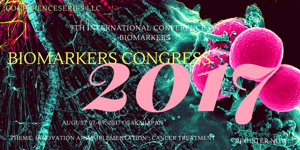 GlobalCancer17's tweet image. #biomarkers #cancer #oncology 
Theme: Innovation and Implementation : Cancer Treatment
Have a look at :goo.gl/stHOQa