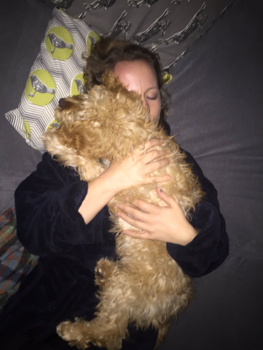 lillyapoo's tweet image. I love wrestling my human, this isn't a cuddle, I held her for the count! 🐶❤ #iwinulose