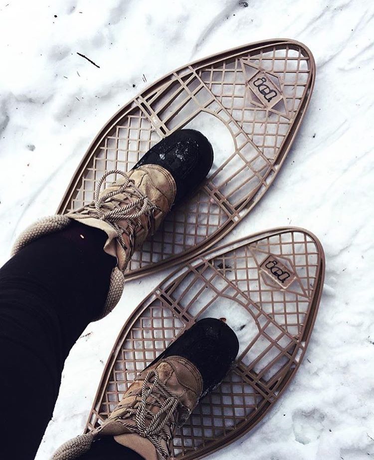 Have you been snowshoeing yet this year? <a href="/RidingNP/">Riding Mountain National Park, Parks Canada</a> has 43 km of groomed trails to explore! Fantastic shot by <a href="/TinyExplorersMB/">Tiny Explorers</a>! #exploremb