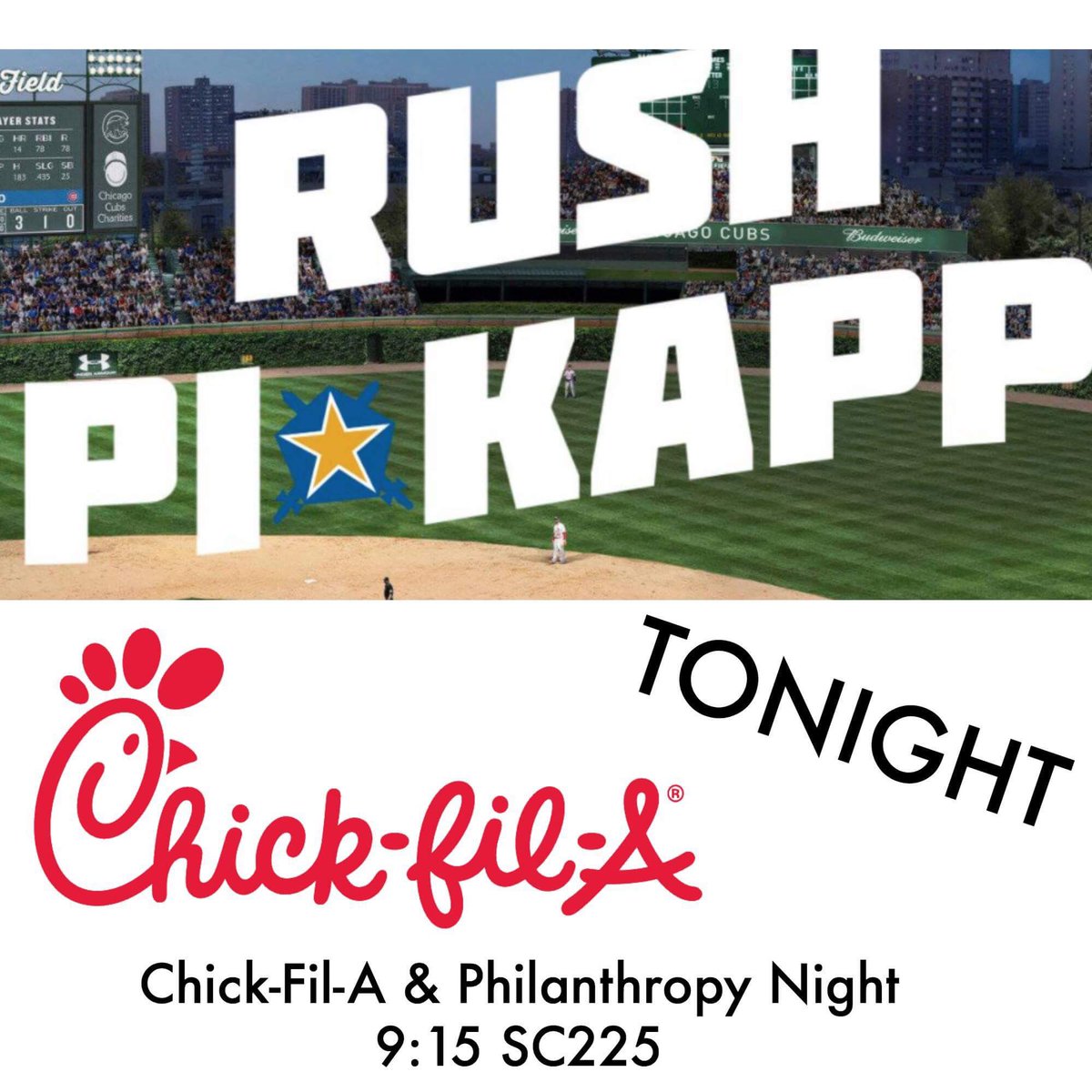 Details below for tonight's event, come hungry! #BobcatNation