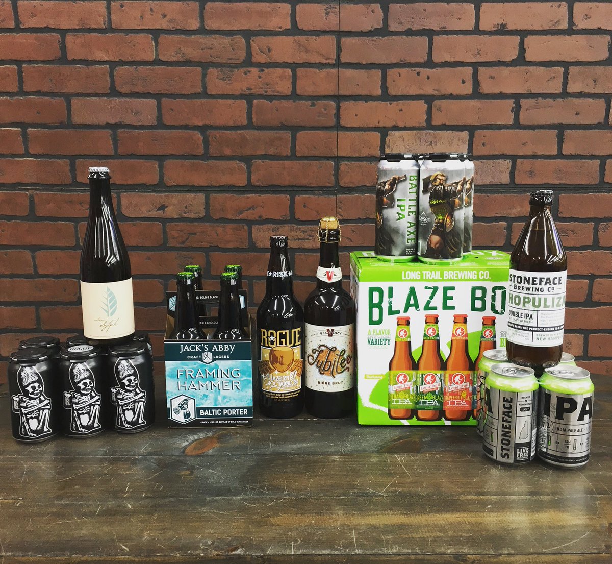 Delivery day! @DeciduousBeer @RogueAles @JacksAbby @VictoryBeer @kelsenbrewing @LongTrailBeer @stonefacebrewing #beer #craftbeer #NH