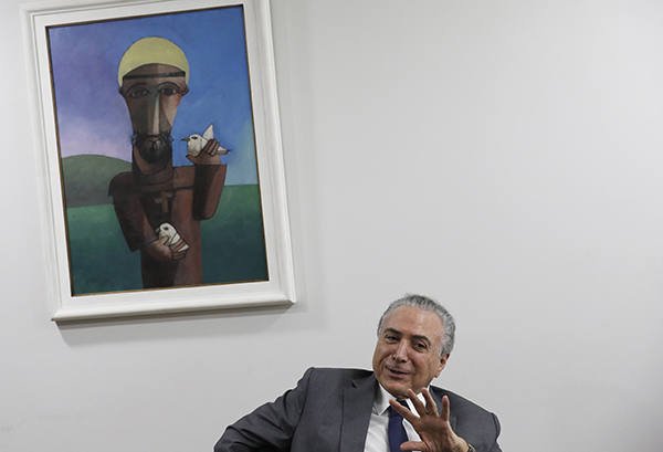FT's tweet photo. President Michel Temer says China has fierce interest in cementing its position as Brazil's largest trading partner https://t.co/qsR9s86YNB https://t.co/e6kPxDZIjA