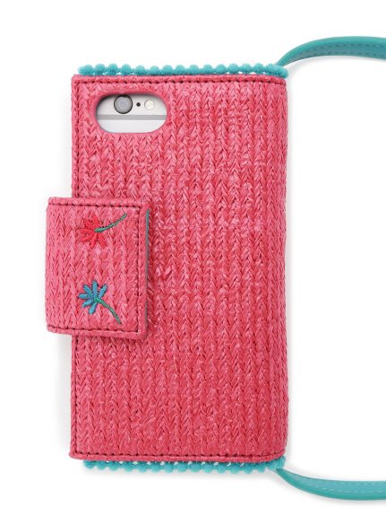 Lily Brown公式 カゴバッグのように編み込んたボディに カラフルなフラワー刺繍をあしらったiphoneケース ストラップをつけて ショルダー使いできるのも便利です Lilybrown リリーブラウン 今週店頭入荷予定 T Co 1cdpkwta8z T Co