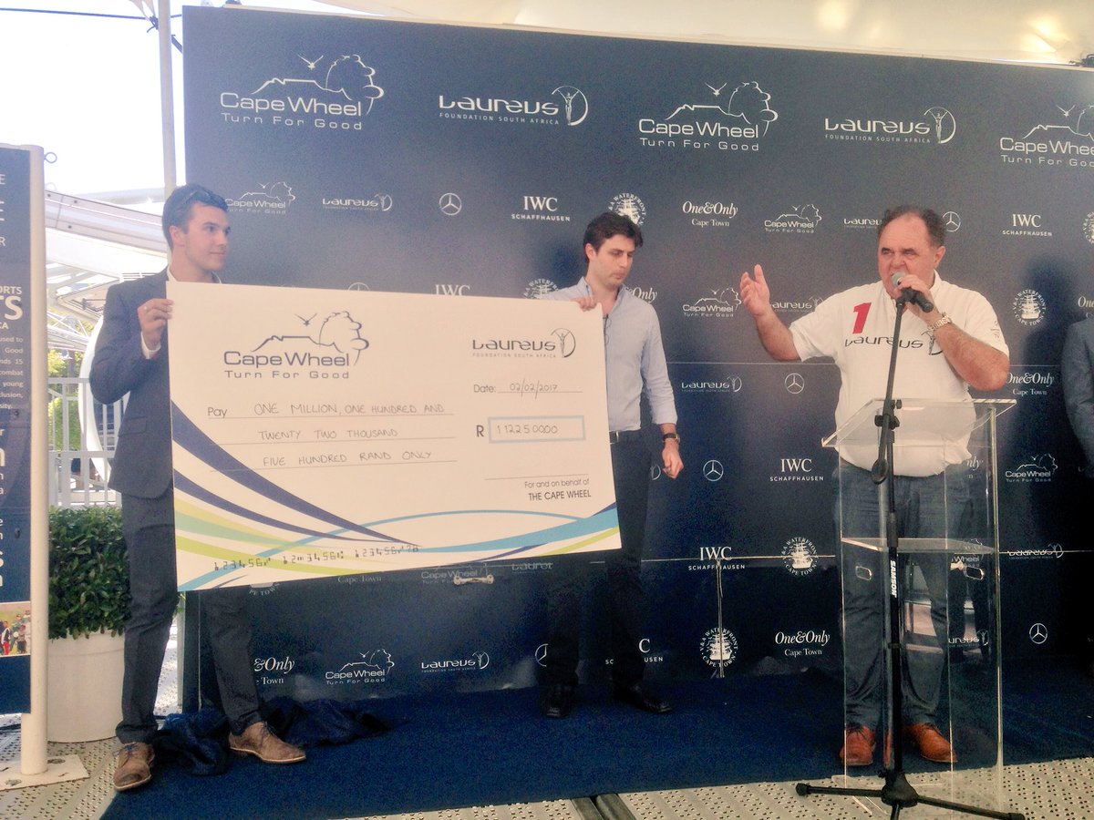 ishotimagesza's tweet photo. An incredible R1.1225 million raised by the @CapeWheel @VandAWaterfront for @Laureus_sa's #TurnForGood fundraising initiative! https://t.co/6Ja6ZQFtKn