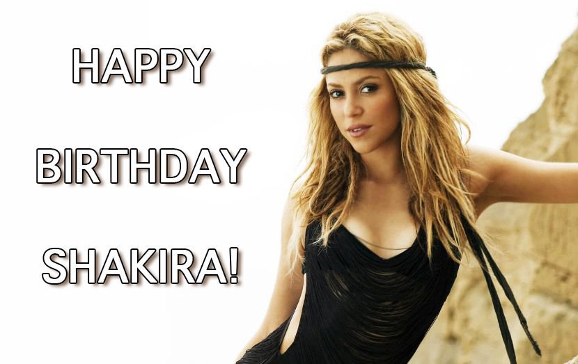 Happy 40th Birthday Shakira!

Yes we said 40. We can\t believe it either. 