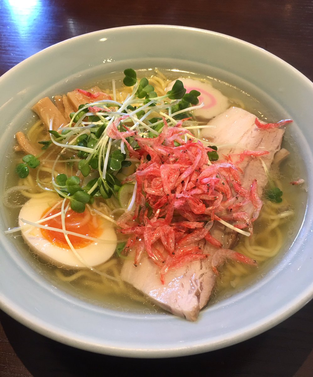 Riki 17年２７杯目 塩海山ラーメン 麺屋 海山 いわき市 初麺 パイセンに連れていかれた あっさり系 好きなチャーシューでした 麺は ありがとうございました