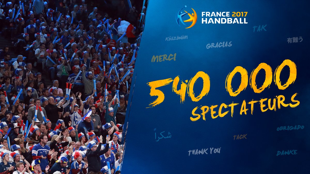 Merci à tous les spectateurs qui ont rempli les 8 arenas