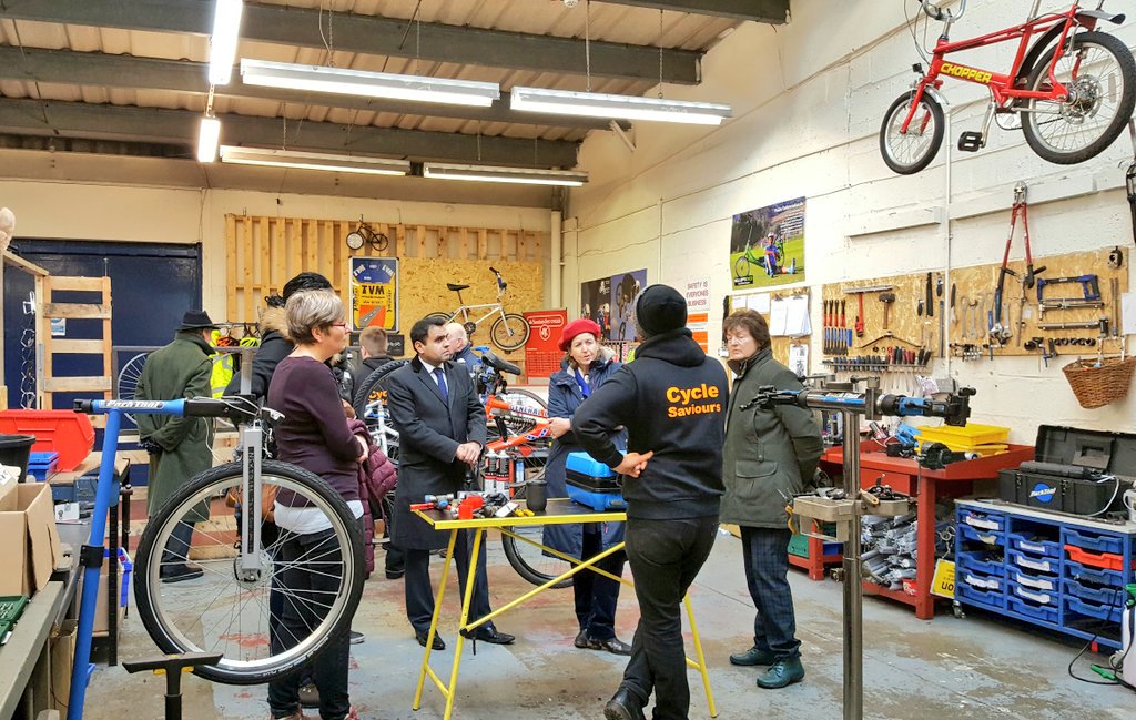 Wow loved visiting @CycleSaviours on our "Seeing is Believing" visit. Great to see your amazing work. <a href="/MKCFoundation/">MKCF</a>