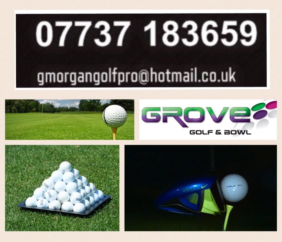 garymorgangolf's tweet photo. Coaching slots available this afternoon,tomoz evening and Saturday afternoon ..call me to book  07737 183659 #golfhereford @GroveBowl &amp; Golf https://t.co/XoV1HjRn3j