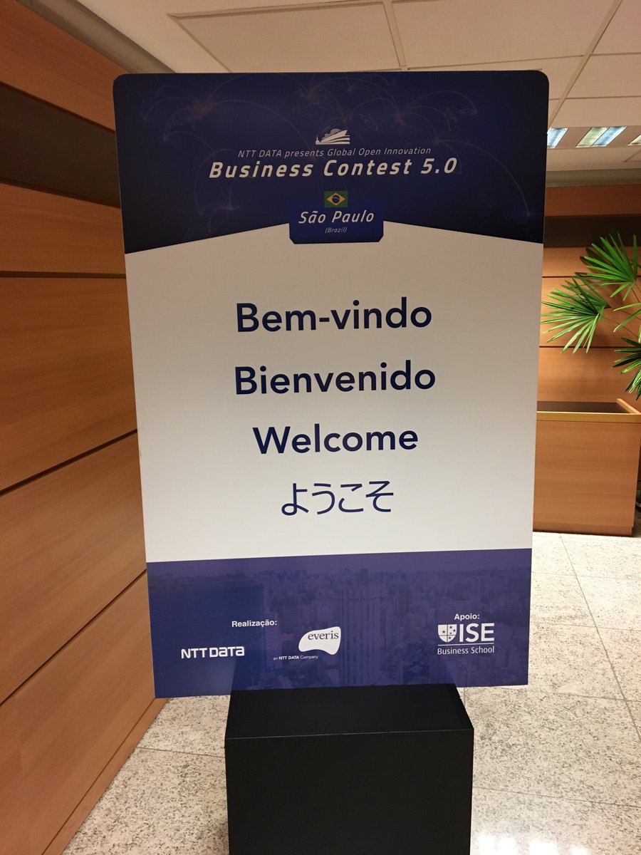 pedrojavilopez's tweet photo. Today I am participating as a jury in @nttdata  Global Business contest in São Paulo. #virtualreality @everis https://t.co/VgIQxg9pPw