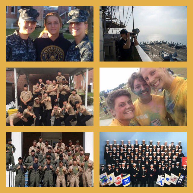 TriBarbee's tweet photo. Yesterday was my one year anniversary in the Navy! Can't wait for many more! #GoNavy https://t.co/WlN9VgAdnK