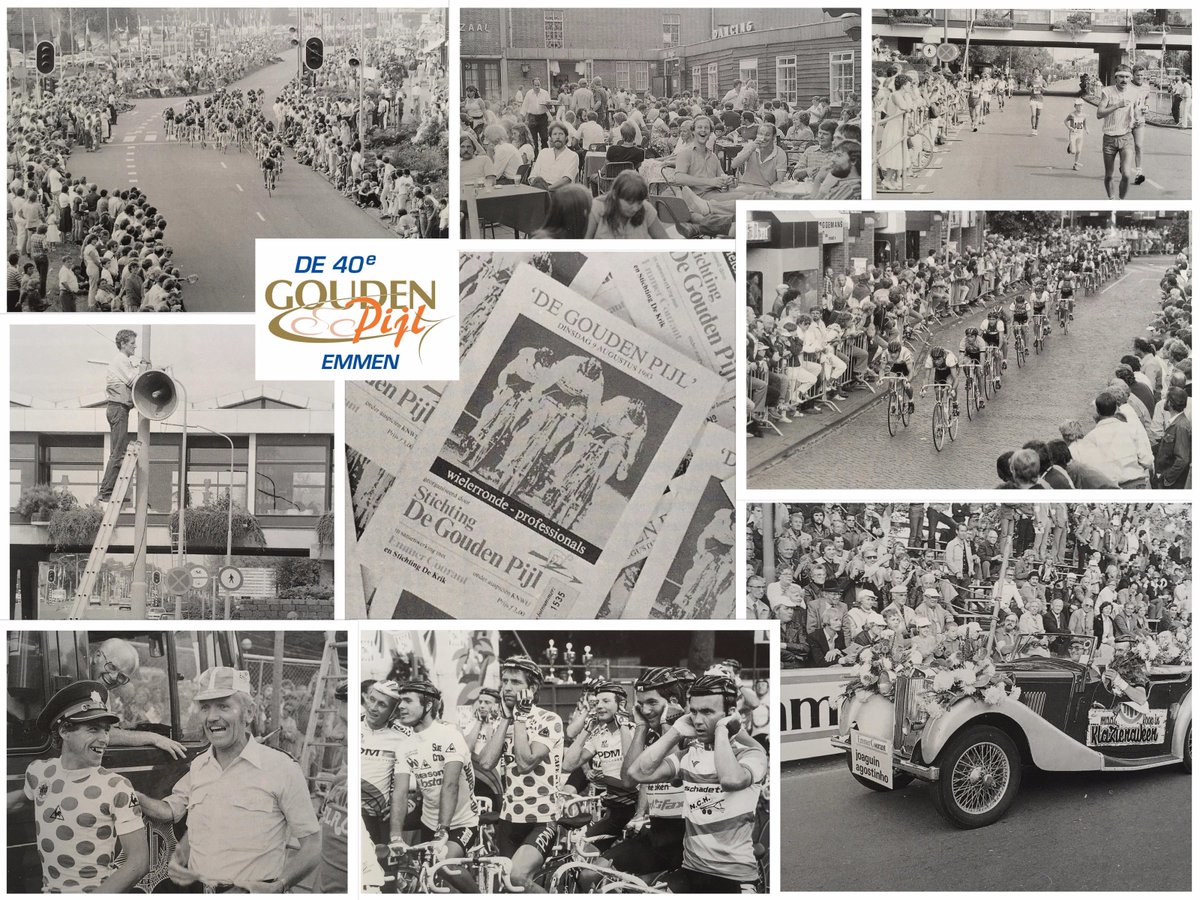 GoudenPijl's tweet photo. In de jaren 80 groeide de Pijl tot een groots spektakel. Wat is jouw meest dierbare herinnering aan #40xgoudenpijl? https://t.co/n5YVNLDmxy https://t.co/9vl9SoNPA5