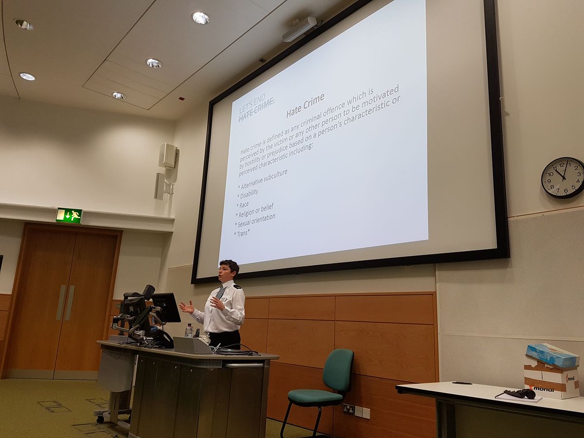 wlaverick1's tweet photo. GMP Support MMU Criminology Students address Hate Crime in Manchester @TheUnionMMU @MMUSociology @gmpolice @GMPCC https://t.co/gXLXKLCBIy