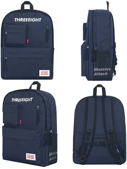 韓国ファッションshop Info 韓国リュック Abroad Threeeight Backpack 韓国 の学生に大人気のリュック 色は全4色でこちらはネイビーカラー T Co R8qjsswe9k