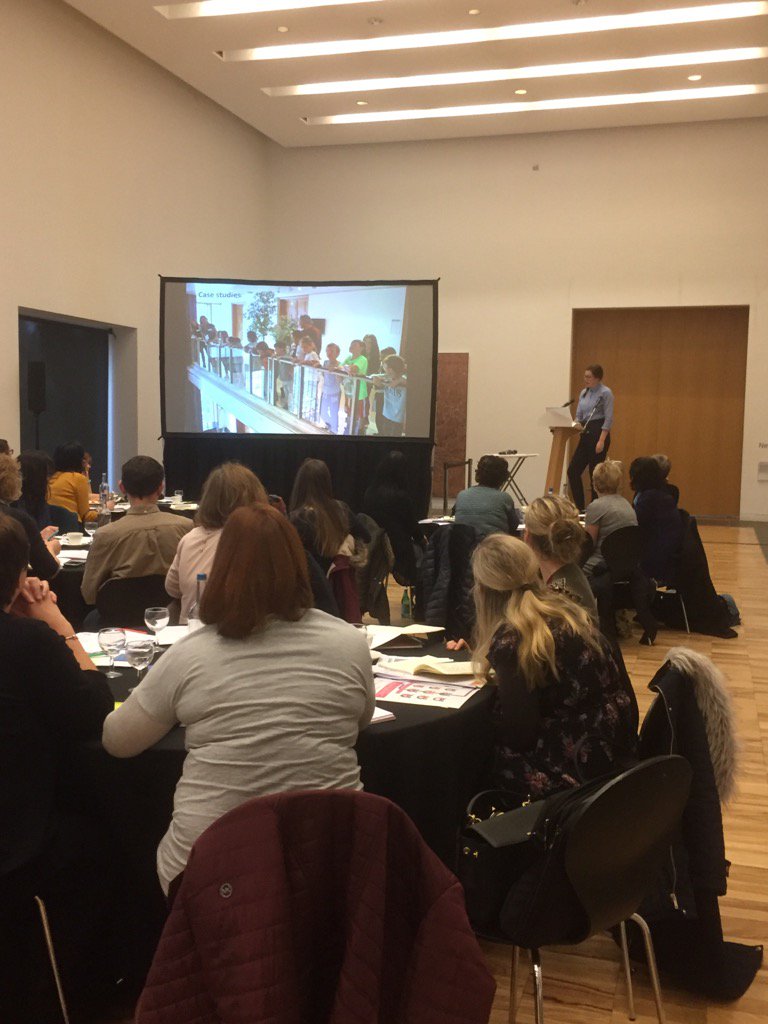 Hannah from <a href="/RIBAEducation/">RIBA Education</a> talking to schools <a href="/Artsmarkaward/">Artsmark</a> Development Day <a href="/WhitworthArt/">the Whitworth</a>