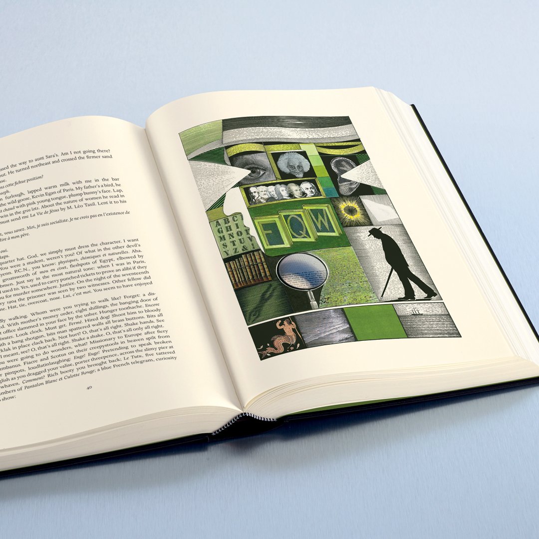 foliosociety's tweet image. Drumroll! Our first new edition of 2017 is... James Joyce's #Ulysses, beautifully illustrated by John Vernon Lord. foliosociety.com/book/YSS/ulyss…