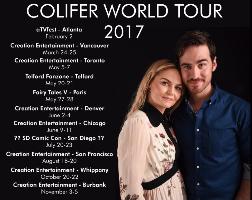 onceapirate's tweet photo. さぁぁぁぁ今日からジェンとコリンのワールドツアー開始よーーー！イエーーーース！！🤣 
#ColiferWorldTour 
#CaptainSwan 
#OUAT
#ジェニファーモリソン 
#コリンオドナヒュー https://t.co/sCpQ8Empou