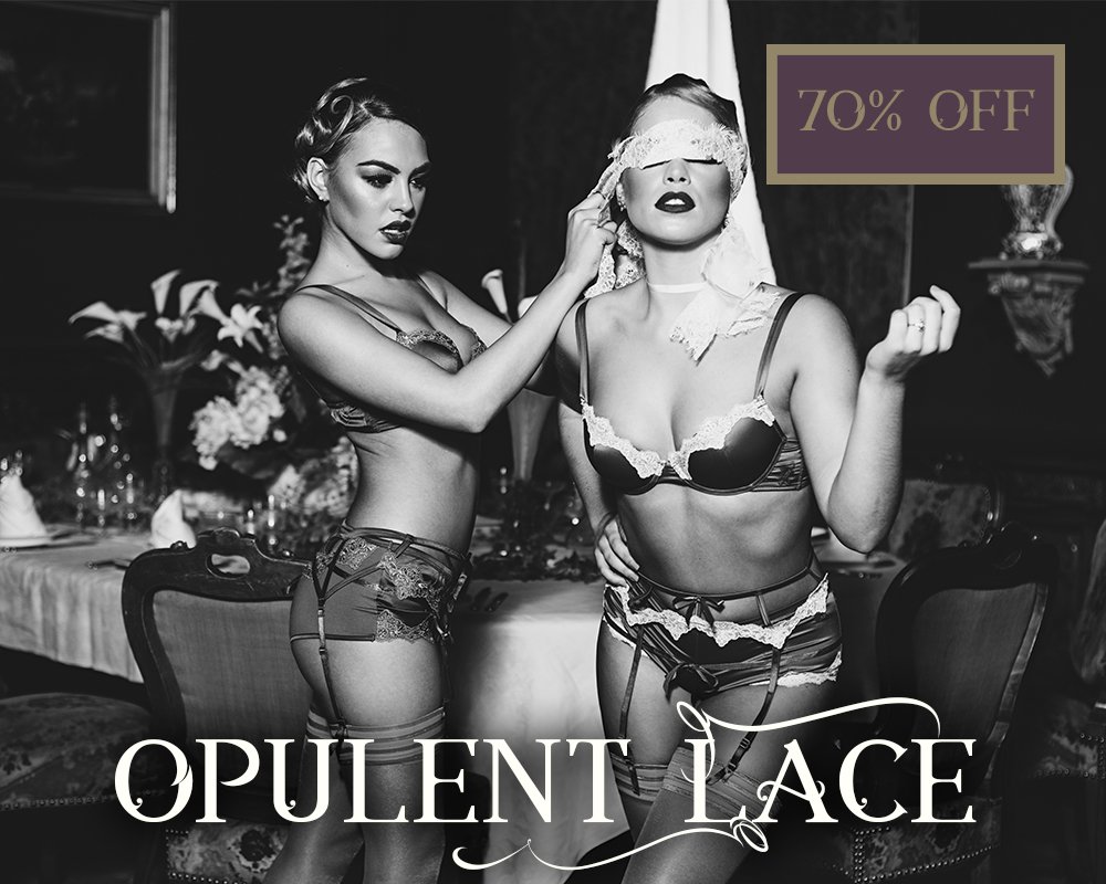 tallulahlove's tweet photo. Our Valentine's gift to you, 70% off Opulent Lace #ValentinesDay #love #ThursdayThoughts #gift #valentine #treat 
https://t.co/6ZGOJD96DD https://t.co/ArYRzlrL23