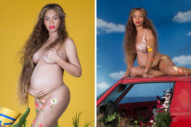 BuzzFeed's tweet photo. Beyoncé’s full pregnancy shoot has now been released and it’s SO stunning https://t.co/n2vkLFbEL5 https://t.co/Z5zJdnrb7J