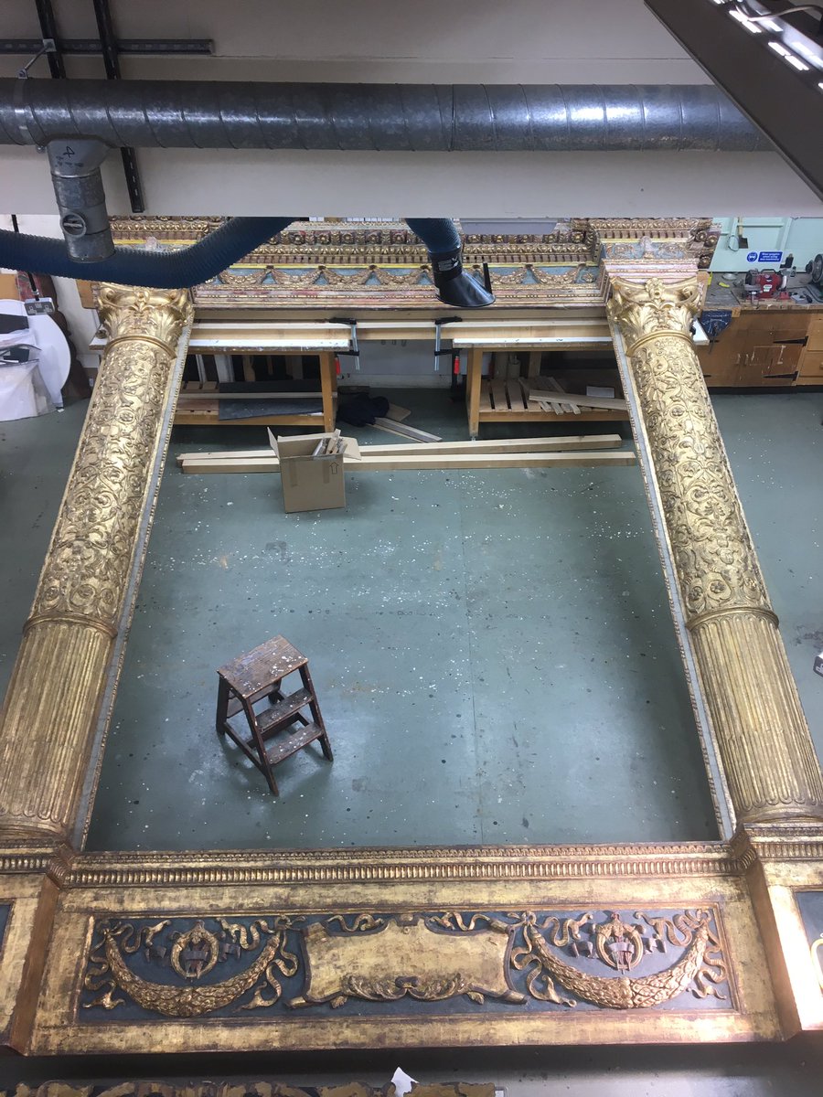 psframes's tweet image. Still working on the Sebastiano frame, we will soon have to let it go.