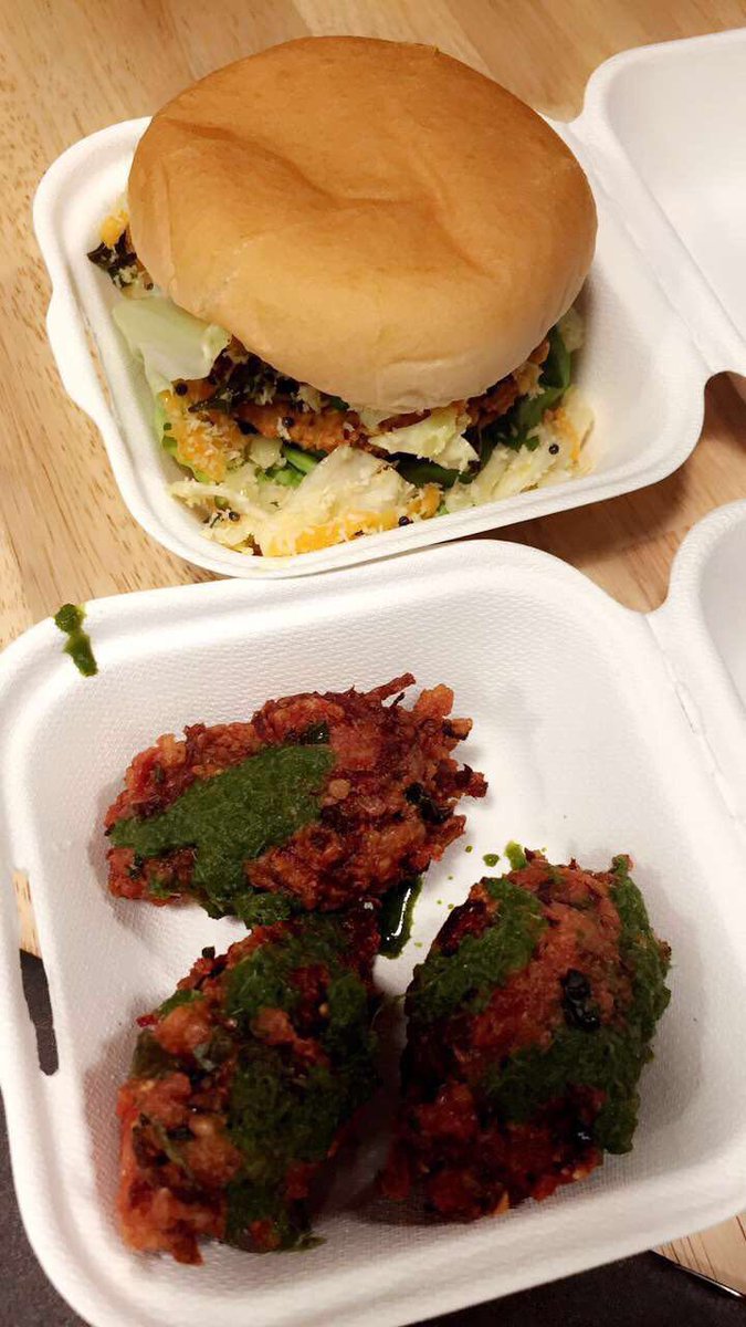 Loving these beetroot fritters 😍<a href="/hey_dhal/">Hey Dhal!</a> #heydhal #London #vegan