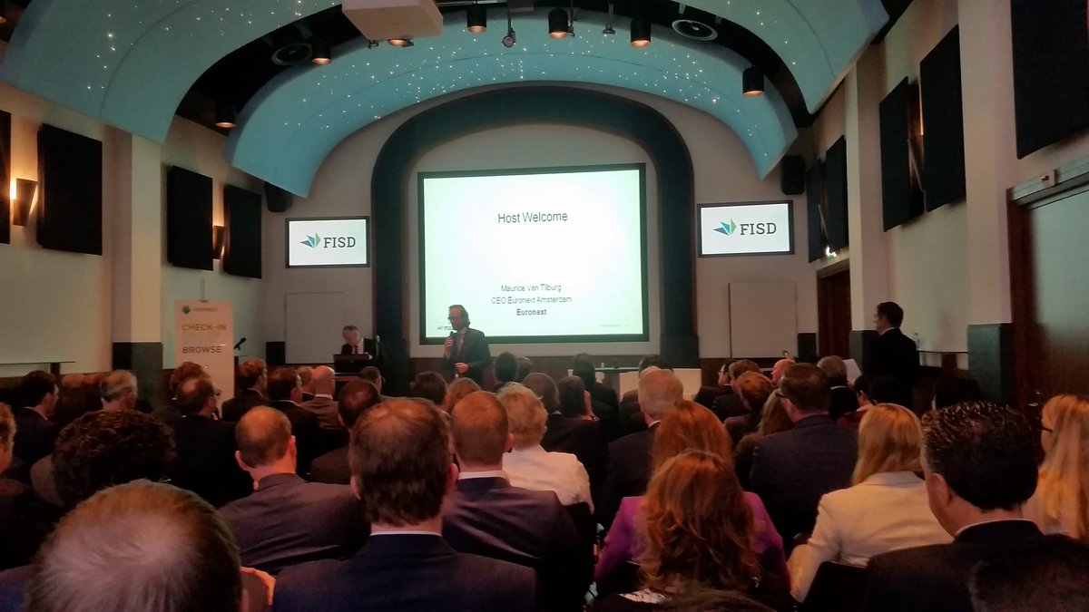 trgscreen's tweet photo. Kicking off at @FISD_SIIA Amsterdam event with a welcoming speech from Maurice van Tilburg, CEO @aexnl #FISD #ScreenConsultants https://t.co/syyPseUTgV