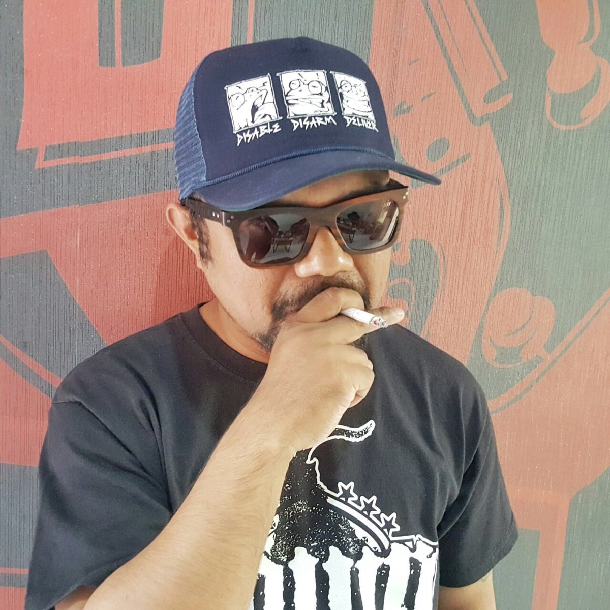 Mr <a href="/andre_vinsens/">andreas vinsensius</a> with Hellfrog Trucker.. thanks brotha..