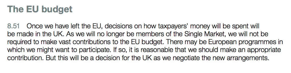 AdamBienkov's tweet image. UK won't make "vast contributions" to EU but may make "appropriate contributions". Doesn't sound like we're getting that £350m back folks.