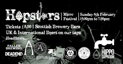 HippoTaproom's tweet photo. Have you got your #Hopstars tickets? Only a few left. @BabuKitchen will be there to feed you as well! #glasgowbeers https://t.co/QJNpL7BwRD https://t.co/2gt0U9U2i7
