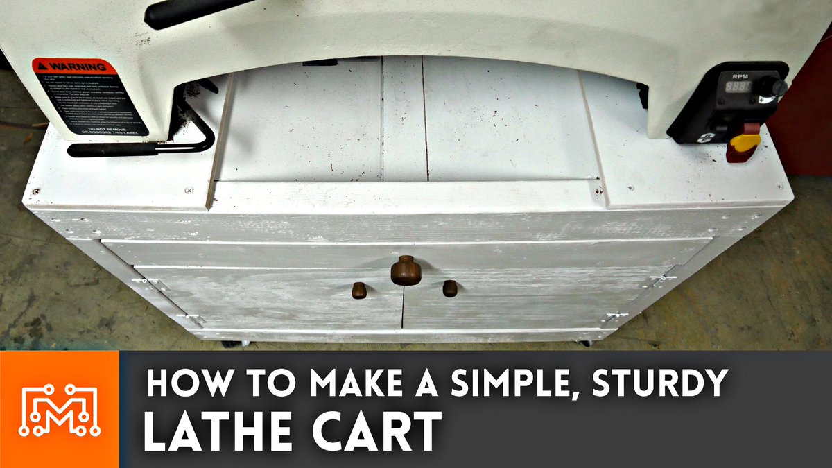 iliketomakestuf's tweet photo. I needed a simple, sturdy cart for my new lathe, so I made one!
Check it out and RT!
https://t.co/eJjhLbvDrq
(plans available too!) https://t.co/YDgCs33jLr