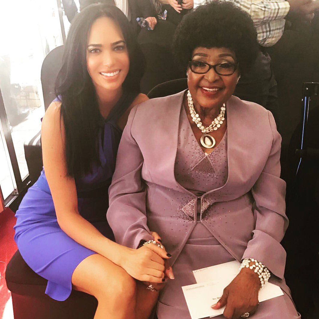 TatumKeshwar's tweet photo. Shared a special moment with Mam' Winnie Mandela at the #CareerBox Workforce launch in Soweto. #Ambassador #CCISA https://t.co/YqtFN653WP