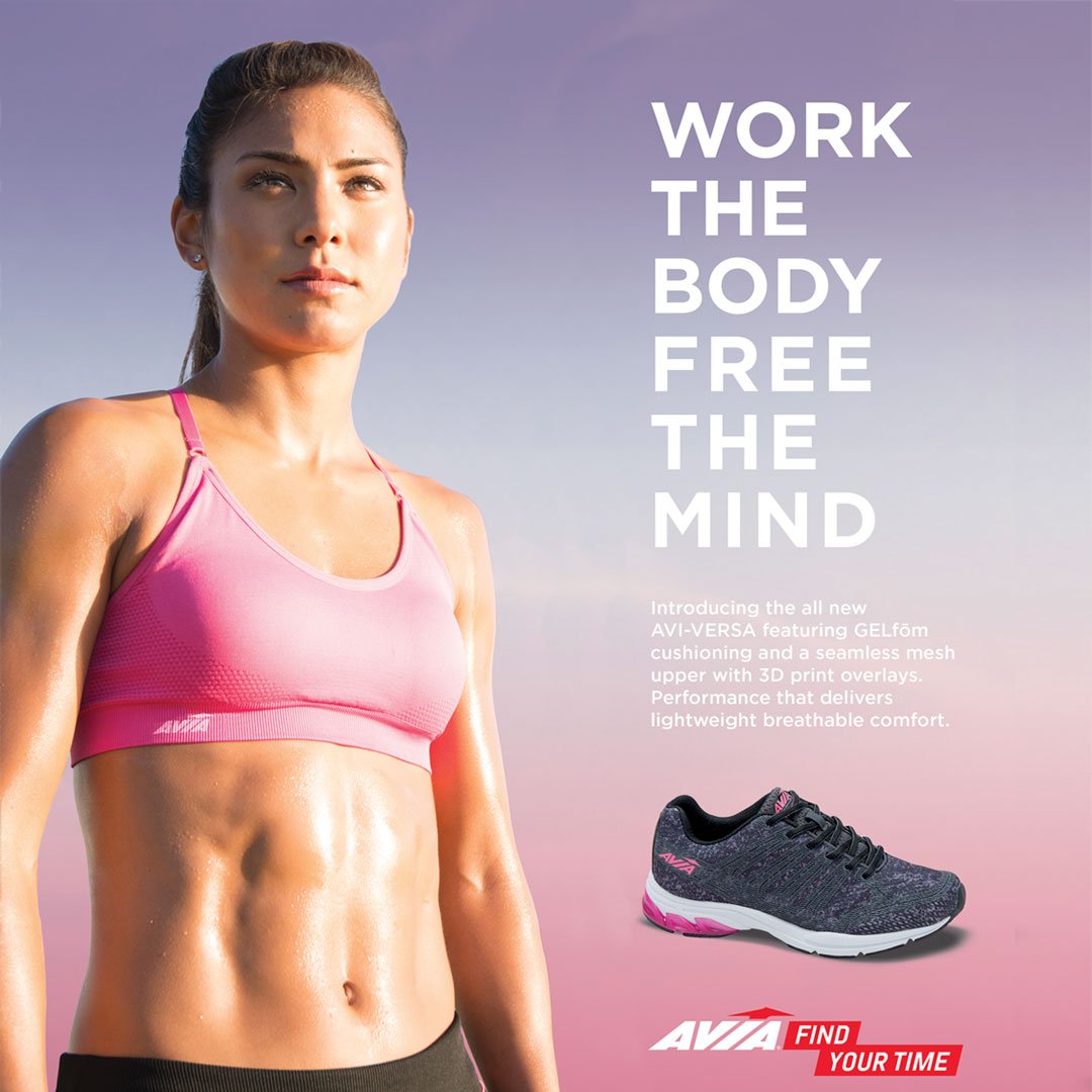 SHOEDEPT's tweet photo. Calling all female athletes & runners, #AVIAshoes are now available in stores & online! https://t.co/K9dYts7AIP #RunningShoes #FindYourTime https://t.co/qizEaB5NhL