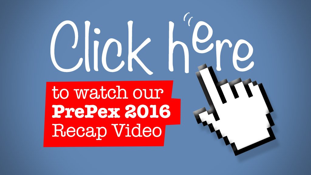 PrePex's tweet photo. Watch our #PrePex #2016 #Recap #Video and hear our plans for #2017 in our new Newsletter: https://t.co/E8OioaD157 https://t.co/fYgOD3yFxw
