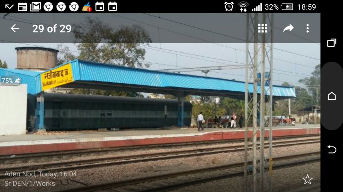 Another passenger amenity : Two PFshelters added at Najibabad. <a href="/RailMinIndia/">Ministry of Railways</a> <a href="/RailwayNorthern/">Northern Railway</a>