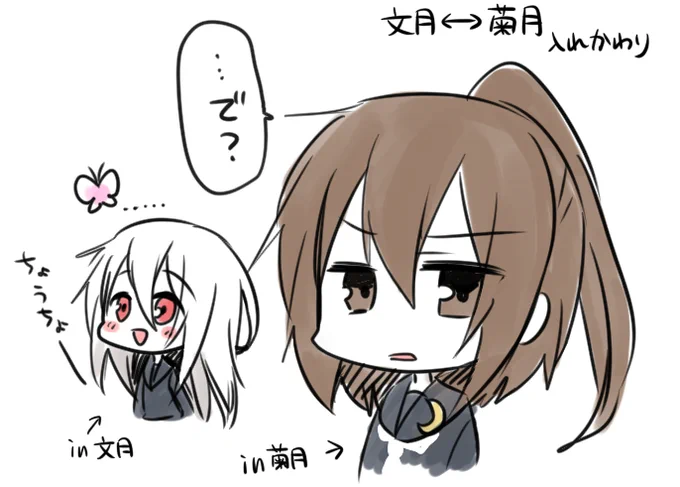 あと放送中に描いた入れ替わりネタ 