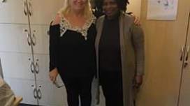 <a href="/janedoolan2017/">Jane Doolan</a> and Grace, one of our members, putting members first!