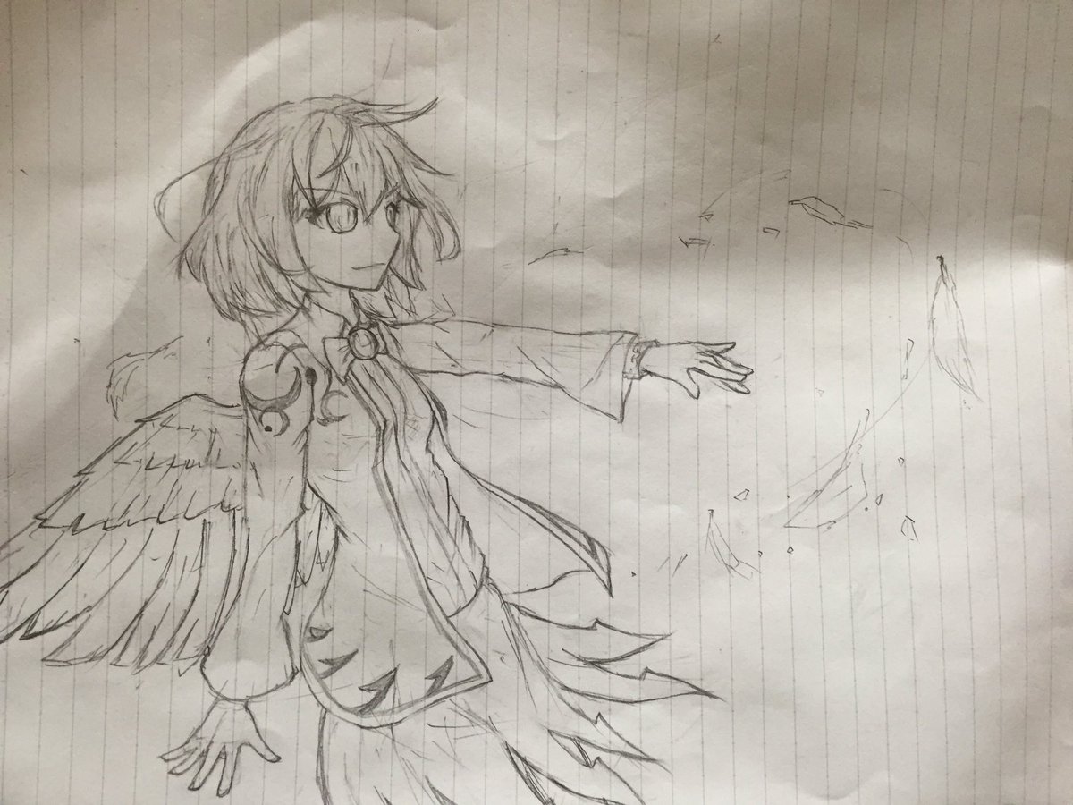 #深夜の真剣お絵描き60分一本勝負 
サグメ氏!
まだまだ動きが足りない感… 