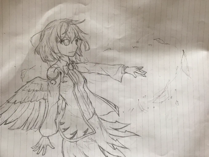#深夜の真剣お絵描き60分一本勝負 
サグメ氏!
まだまだ動きが足りない感… 