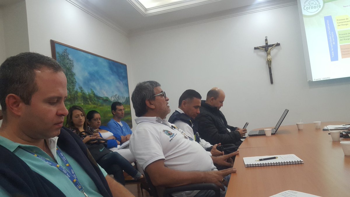 Planificamos con <a href="/cornare/">Cornare</a> todo el proceso de conocimiento, reducción y manejo de riesgos y desastres en el Mpio #COMGER @DapardAntioquia