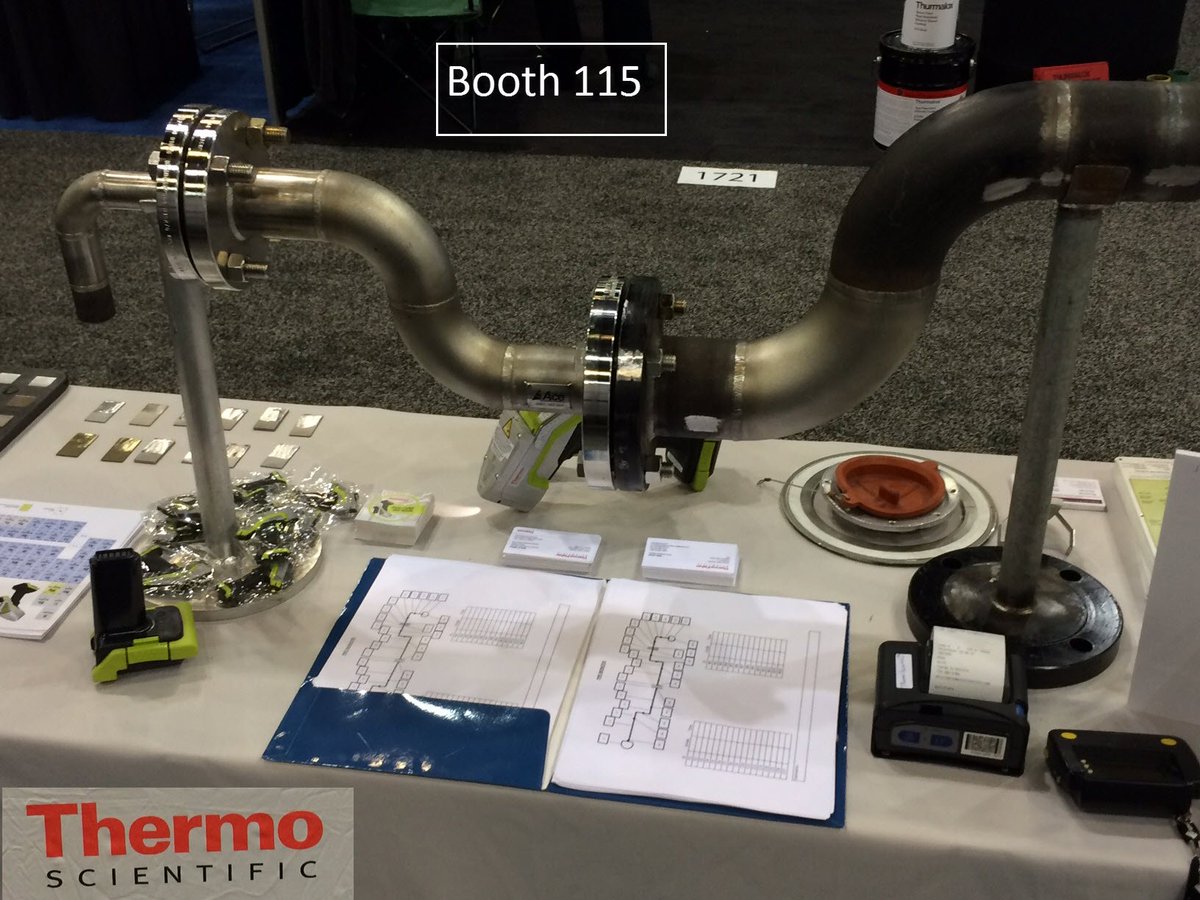 nitonanalyzer's tweet photo. Last day to see Niton 'pipe monster'and discuss XRF to Address PMI and Sulfidation Corrosion at API's #InspectionSummit Booth 115. https://t.co/DCC0uS41xQ