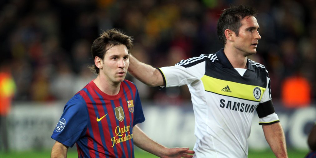 Kendra988's tweet photo. Football is filled not only with rivalries, but also with indelible memories. Thanks, Frank Lampard, for your contributions to the game!#FCB https://t.co/M4D2F3GaBt