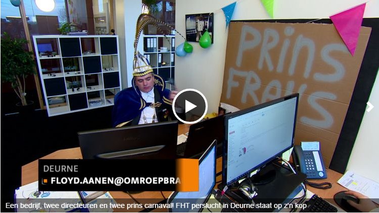 FHTperslucht's tweet image. Een bedrijf, twee directeuren en allebei prins carnaval. De pers heeft er lucht van gekregen! bit.ly/FHT-prins