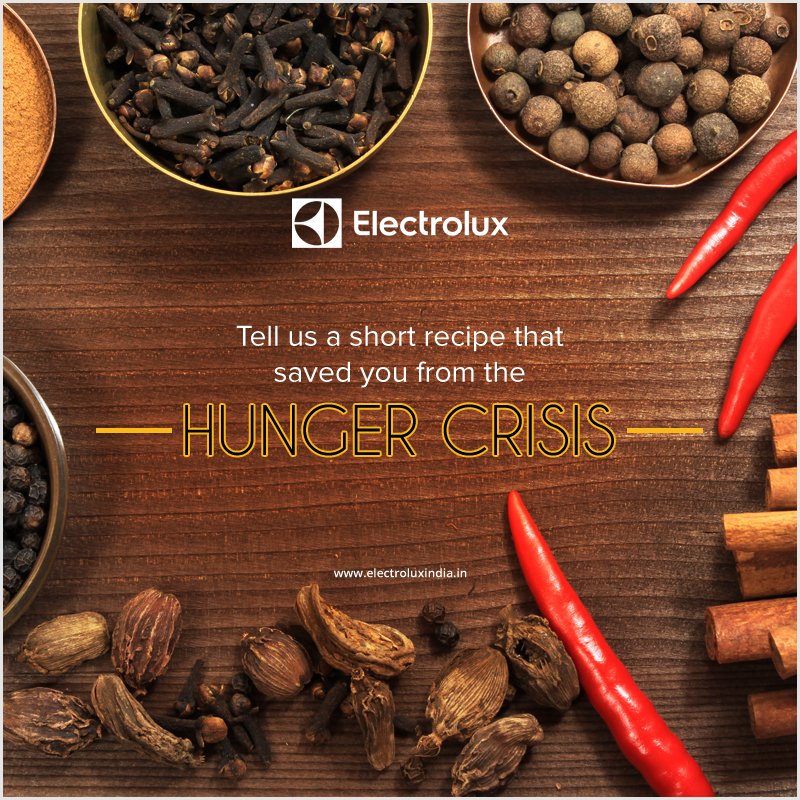 ElectroluxIN's tweet photo. We hope, the great hunger didn’t catch hold of you
#Electrolux #Foodies #QuickRecipes #ByeByeHunger https://t.co/iILa8Yw1jr