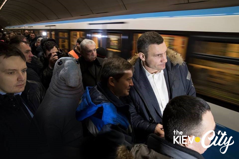 #Кличко и #Ждун в #Киевскийметрополитен Хорошая компания)
