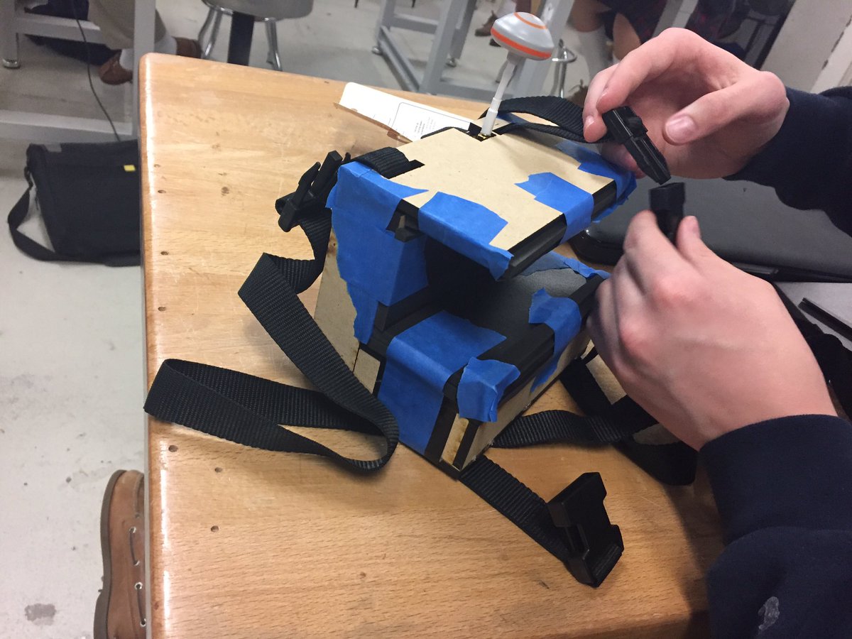 JMakins79's tweet image. @parishepiscopal @RoverChallenge team testing our virtual reality telemetry system! #solvingrealproblems #passionbasededucation #stem