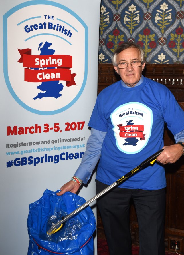 Joining <a href="/KeepBritainTidy/">Keep Britain Tidy</a> to promote the fight against litter with the #GreatBritishSpringClean  from 3-5 March this year