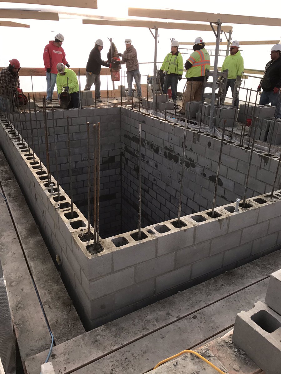 PickNascoe's tweet photo. Building a stairwell https://t.co/TkrYWK072y